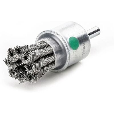 Lessmann - Cepillo de alambre retorcido - 29mm - acero inoxidable - Cepillo de alambre Lessmann - Cepillo de alambre retorcido - 29mm - acero inoxidable - Cepillo de alambre