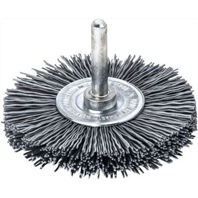 Lessmann Modell 417842 Siliziumkarbid Rundbürste - 6mm Gummi, Körnung 120 Lessmann Modell 417842 Siliziumkarbid Rundbürste - 6mm Gummi, Körnung 120