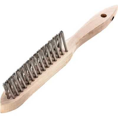 Lessmann Rivet Bürste 0,35 Edelstahl Draht - Kehlnahtbürste - Schweiß & Fillet Lessmann Rivet Bürste 0,35 Edelstahl Draht - Kehlnahtbürste - Schweiß & Fillet