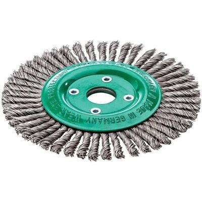 Lessmann Stainless Steel Pipeline Brush 40 Knots 125mm - Pipe Welding Tool Lessmann Stainless Steel Pipeline Brush 40 Knots 125mm - Pipe Welding Tool