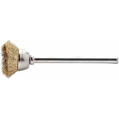 Lessmann Brosse à tasse miniature en laiton - Outil de polissage petit format - Publicité Lessmann Brosse à tasse miniature en laiton - Outil de polissage petit format - Publicité