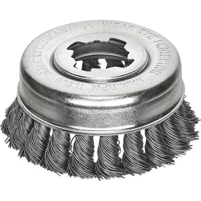 Lessmann 483.21X Steel Knot Cup Brush - 85mm Non Spark Lessmann 483.21X Steel Knot Cup Brush - 85mm Non Spark