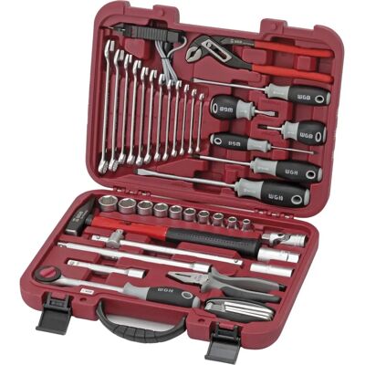 WGB - 3890 - 47-teilig - Kunststoffkoffer - Werkzeug-Set WGB - 3890 - 47-teilig - Kunststoffkoffer - Werkzeug-Set
