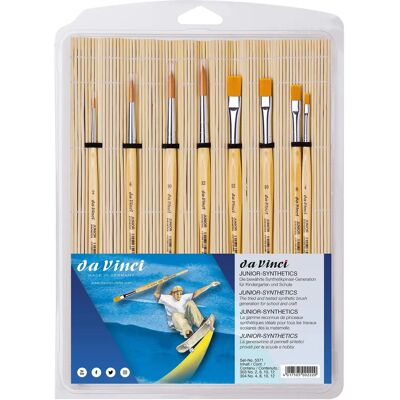 Set di pennelli sintetici da Vinci Junior 5371 - Kit di pennelli Set di pennelli sintetici da Vinci Junior 5371 - Kit di pennelli