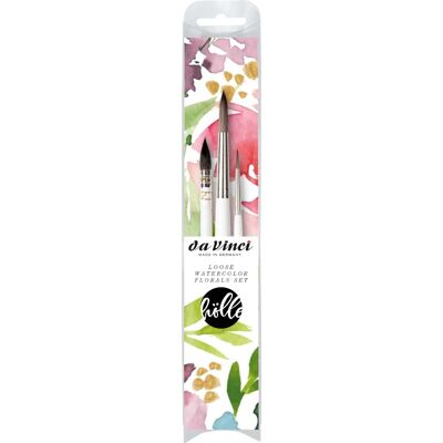 Da Vinci 4190 Frau Hölle Eichhörnchen Aquarellpinsel-Set - Pinselset für Blumenmalerei Da Vinci 4190 Frau Hölle Eichhörnchen Aquarellpinsel-Set - Pinselset für Blumenmalerei