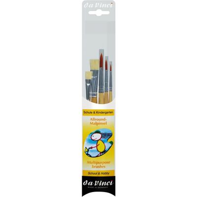 da Vinci Allround Pinsel-Set Größe 2, 4, 8, 12 da Vinci Allround Pinsel-Set Größe 2, 4, 8, 12