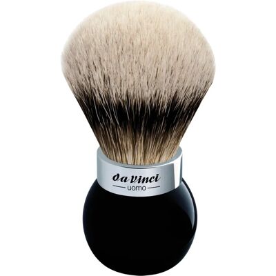 Pennello da barba Da Vinci Uomo - Pelo di tasso, manico argentato, N° 25 Pennello da barba Da Vinci Uomo - Pelo di tasso, manico argentato, N° 25