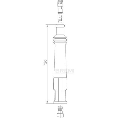 BREMI BMW tändstift - E30, E36, E34 BREMI BMW tändstift - E30, E36, E34