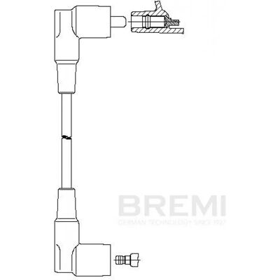 Bremi 1031591318 Zündleitung - Zündkomponente Bremi 1031591318 Zündleitung - Zündkomponente