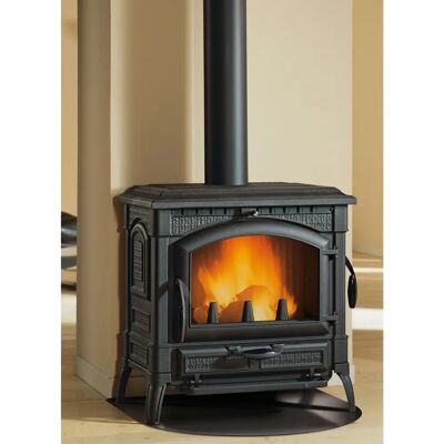 La Nordica-Extraflame Isotta Gusseisen Kaminofen anthrazit La Nordica-Extraflame Isotta Gusseisen Kaminofen anthrazit