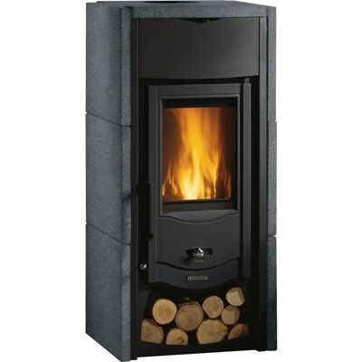 La Nordica-Extraflame - Asia BII - Schwarz - Holzofen La Nordica-Extraflame - Asia BII - Schwarz - Holzofen