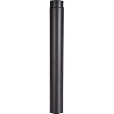 FIREFIX Stalen schoorsteenpijp 1000mm - Haak aansluiting FIREFIX Stalen schoorsteenpijp 1000mm - Haak aansluiting