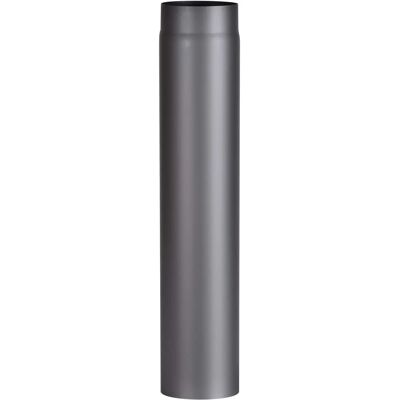 FireFix RD150/7 Steel Chimney Pipe - 150mm Diameter, 750mm Length - Grey FireFix RD150/7 Steel Chimney Pipe - 150mm Diameter, 750mm Length - Grey