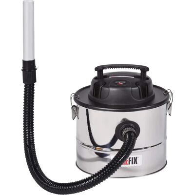 FIREFIX Odkurzacz na popiół - 800W, srebrny, z silnikiem FIREFIX Odkurzacz na popiół - 800W, srebrny, z silnikiem