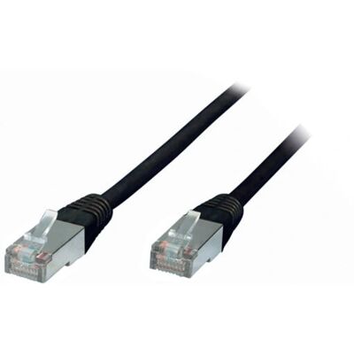 S-Conn Cavo di Rete Cat5e F/UTP RJ45 0,5m - Nero S-Conn Cavo di Rete Cat5e F/UTP RJ45 0,5m - Nero