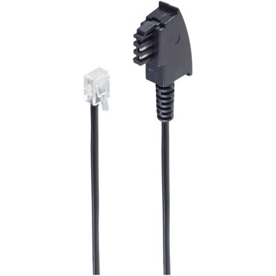 Shiverpeaks BS70000-15 Telefonkabel - Schwarz, 15m Shiverpeaks BS70000-15 Telefonkabel - Schwarz, 15m