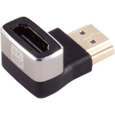 Shiverpeaks SP10-01050 HDMI Adapter - 8K 90° Winkel, Goldkontakte Shiverpeaks SP10-01050 HDMI Adapter - 8K 90° Winkel, Goldkontakte