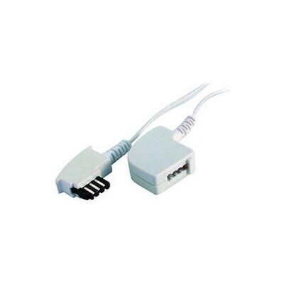 S/CONN 3m TAE-F Weiß - Telefonkabel S/CONN 3m TAE-F Weiß - Telefonkabel