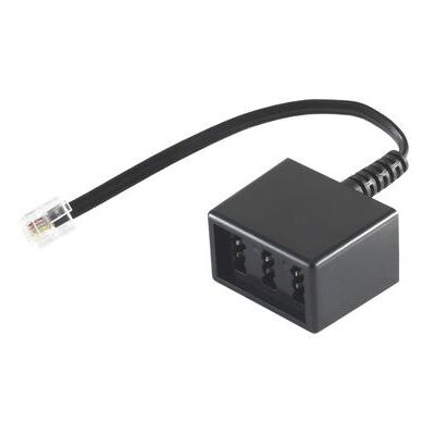 S/CONN S-Impuls Adattatore telefonico - 71280-6 - Nero S/CONN S-Impuls Adattatore telefonico - 71280-6 - Nero