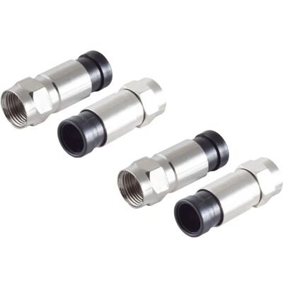 Conector coaxial Shiverpeaks BS15-300114 - 2 piezas F-tipo Conector coaxial Shiverpeaks BS15-300114 - 2 piezas F-tipo