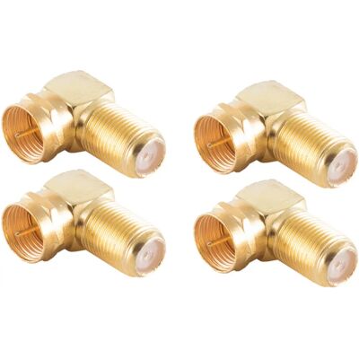 Shiverpeaks BS15-301714 F-type Coaxial Connector - 4 pcs Shiverpeaks BS15-301714 F-type Coaxial Connector - 4 pcs
