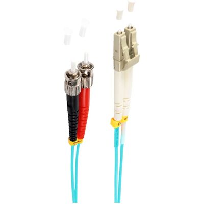 Cable de fibra óptica aqua Shiverpeaks BS77942/3 - 2m OM3 LC ST Cable de fibra óptica aqua Shiverpeaks BS77942/3 - 2m OM3 LC ST