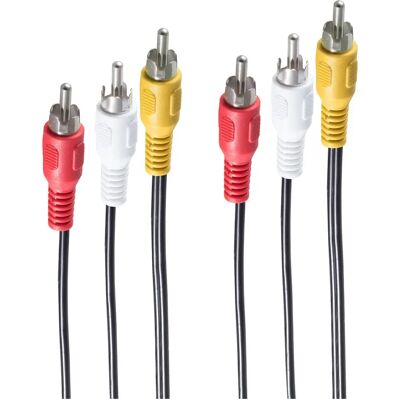 Shiverpeaks BS90024-10 Videokabel-Adapter - 10m, 3 x RCA Shiverpeaks BS90024-10 Videokabel-Adapter - 10m, 3 x RCA
