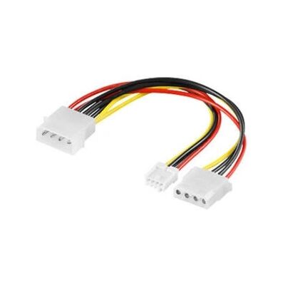 Shiverpeaks Molex 4-pol / Mini Spox 4-pol - Mehrfarben - Stromanschluss Shiverpeaks Molex 4-pol / Mini Spox 4-pol - Mehrfarben - Stromanschluss