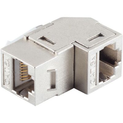 Shiverpeaks Keystone Modul - RJ45 Cat.6A 90° - Netzwerkkabel Shiverpeaks Keystone Modul - RJ45 Cat.6A 90° - Netzwerkkabel