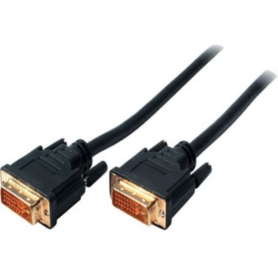 S/CONN 77445 DVI Kabel - Dual Link 5m - Schwarz S/CONN 77445 DVI Kabel - Dual Link 5m - Schwarz