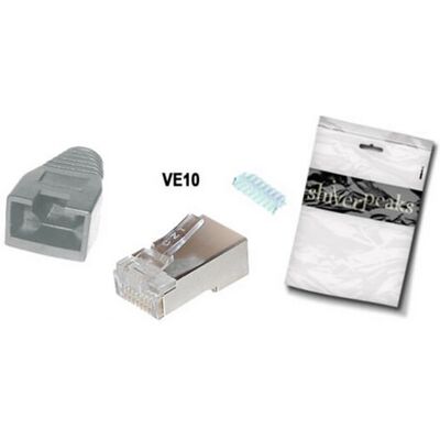 Shiverpeaks BS72057-GR-10 Drahtverbinder - RJ-45 - Grau - Kategorie 5e/6 Shiverpeaks BS72057-GR-10 Drahtverbinder - RJ-45 - Grau - Kategorie 5e/6