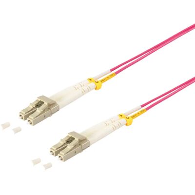 Câble à fibre optique violet S/CONN 77928/4 - OM4 - 20m - Publicité Câble à fibre optique violet S/CONN 77928/4 - OM4 - 20m - Publicité