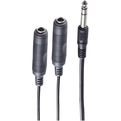 Shiverpeaks BS30501 Audio-Kabel - 0,2 m, 6,35mm, 2x6,35mm, schwarz Shiverpeaks BS30501 Audio-Kabel - 0,2 m, 6,35mm, 2x6,35mm, schwarz
