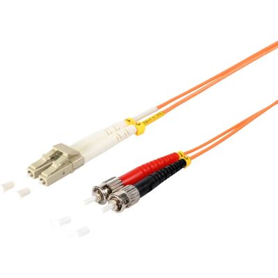 S/CONN 77943 Câble à fibre optique - 3m, OM2, LC-ST, Orange - Publicité S/CONN 77943 Câble à fibre optique - 3m, OM2, LC-ST, Orange - Publicité