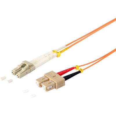 S/CONN 77955 Câble Réseau - Fibre Optique, 5m, OM2, LC-SC, Orange - Publicité S/CONN 77955 Câble Réseau - Fibre Optique, 5m, OM2, LC-SC, Orange - Publicité