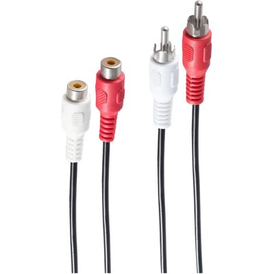 Shiverpeaks BS40202 - 1,5 m RCA-Audiokabel - Schwarz Shiverpeaks BS40202 - 1,5 m RCA-Audiokabel - Schwarz