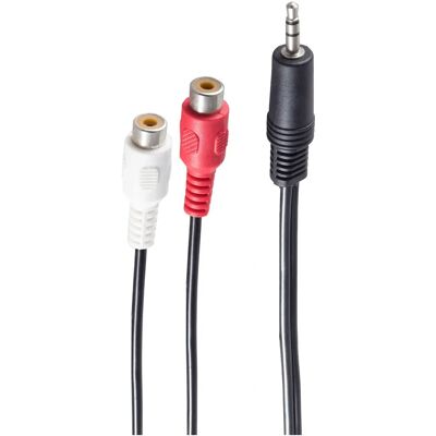 Shiverpeaks BS30771-1.5 Audiokabel - 1,5 m, 3,5 mm, 2 x RCA, Schwarz Shiverpeaks BS30771-1.5 Audiokabel - 1,5 m, 3,5 mm, 2 x RCA, Schwarz