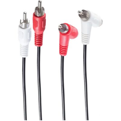 Shiverpeaks BS40121 Audiokabel - 0,5 m 2 x RCA - Schwarz Shiverpeaks BS40121 Audiokabel - 0,5 m 2 x RCA - Schwarz