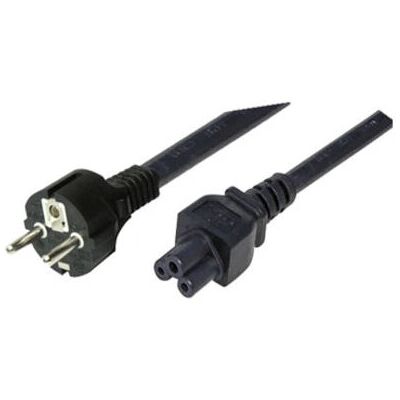 Cable de poder Shiverpeaks - Conector con tierra C5 y CEE7/7 Schuko - 1,8m Cable de poder Shiverpeaks - Conector con tierra C5 y CEE7/7 Schuko - 1,8m