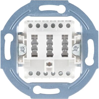 Shiverpeaks BS74041-1W White Telephone Socket Outlet - Basic Shiverpeaks BS74041-1W White Telephone Socket Outlet - Basic