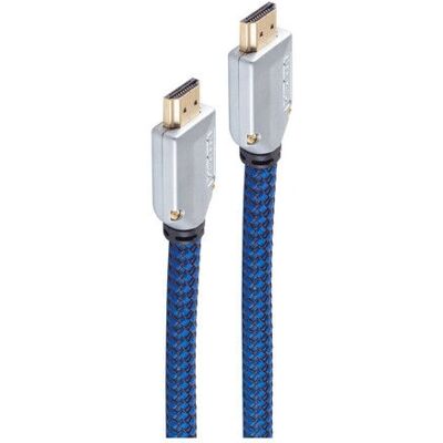 Shiverpeaks BS77470-ET 1m HDMI-Kabel - HDMI Typ A (Standard) - Schwarz/Blau Shiverpeaks BS77470-ET 1m HDMI-Kabel - HDMI Typ A (Standard) - Schwarz/Blau
