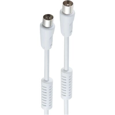 Shiverpeaks Kabel TV Antenne M/F Mantelstromfilter 2,5m Basic IEC Weiß Shiverpeaks Kabel TV Antenne M/F Mantelstromfilter 2,5m Basic IEC Weiß