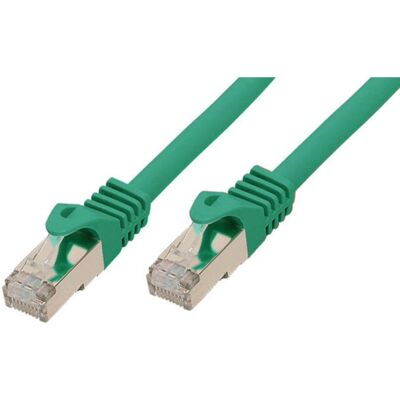 Cavo di rete S/CONN Cat7 15m Verde - Trasmissione dati ad alta velocità Cavo di rete S/CONN Cat7 15m Verde - Trasmissione dati ad alta velocità
