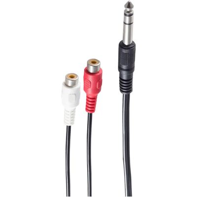Shiverpeaks BS30461 Audio-Kabel - 0,2 m, 6,35 mm, RCA - Schwarz, Rot, Weiß Shiverpeaks BS30461 Audio-Kabel - 0,2 m, 6,35 mm, RCA - Schwarz, Rot, Weiß
