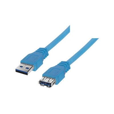 Cavo di prolunga USB Helos - 3m - Blu Cavo di prolunga USB Helos - 3m - Blu
