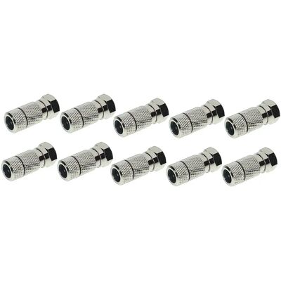 Conector coaxial F tipo Shiverpeaks BS85009-2R-10 - 10 piezas Conector coaxial F tipo Shiverpeaks BS85009-2R-10 - 10 piezas