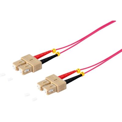 S/CONN Violet 3m Câble fibre optique OM4 SC/SC S/CONN Violet 3m Câble fibre optique OM4 SC/SC