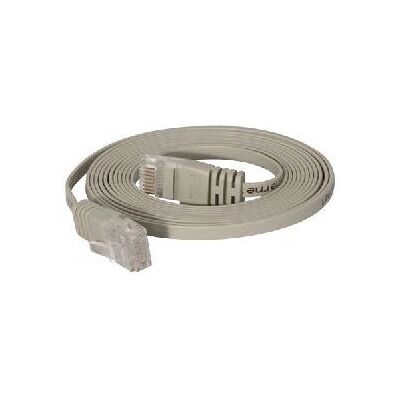 Câble réseau plat Tecline 3m Cat6 UTP - RJ45 Câble réseau plat Tecline 3m Cat6 UTP - RJ45