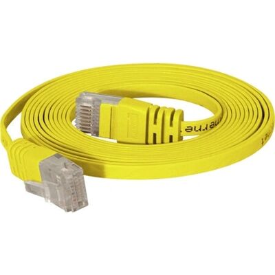 Tecline Modell 77802Y Flaches UTP Cat6 Netzwerkkabel - Gelb Tecline Modell 77802Y Flaches UTP Cat6 Netzwerkkabel - Gelb