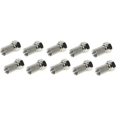 Shiverpeaks BS85010-R10 - Conector coaxial F - 10 piezas Shiverpeaks BS85010-R10 - Conector coaxial F - 10 piezas